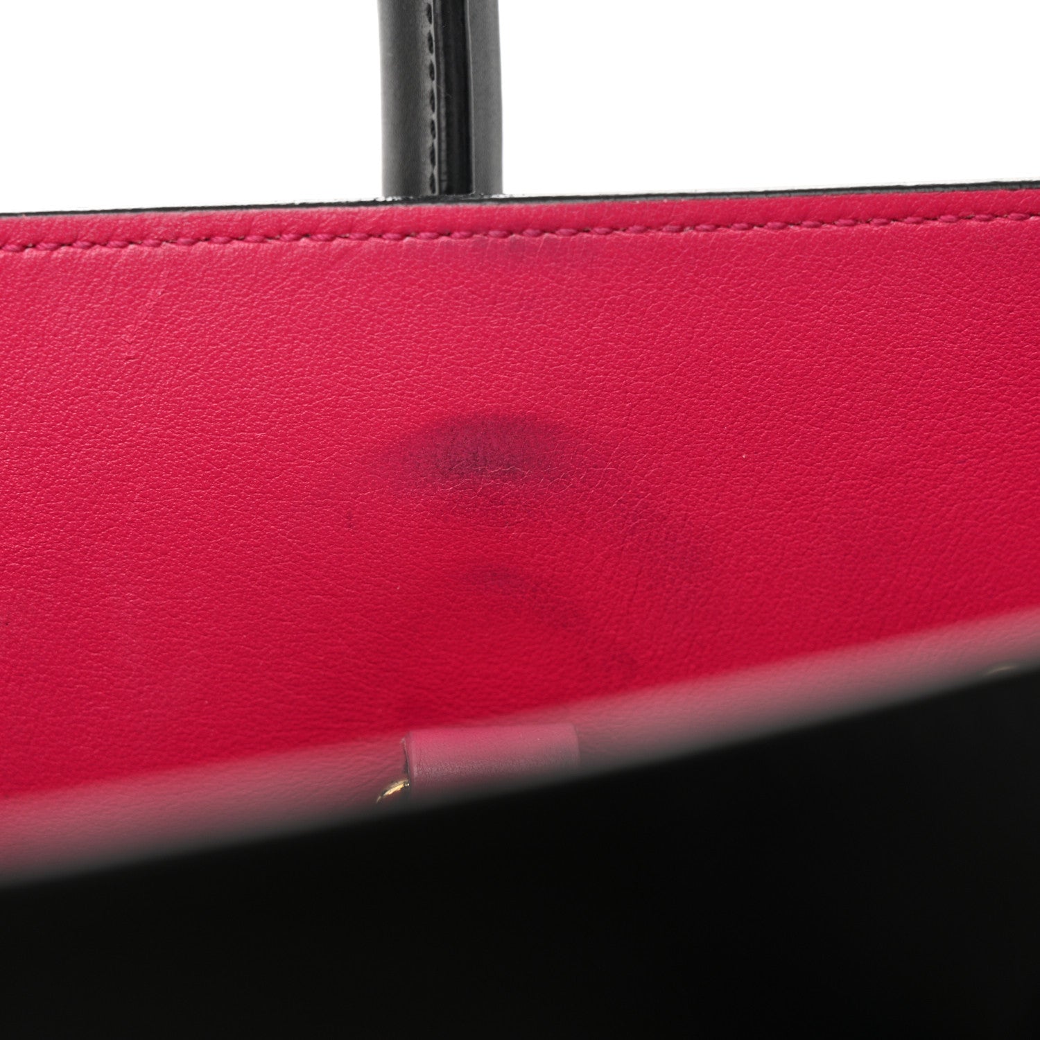 Saint Laurent Calfskin Small Sac De Jour Black Fuchsia 10 of 12