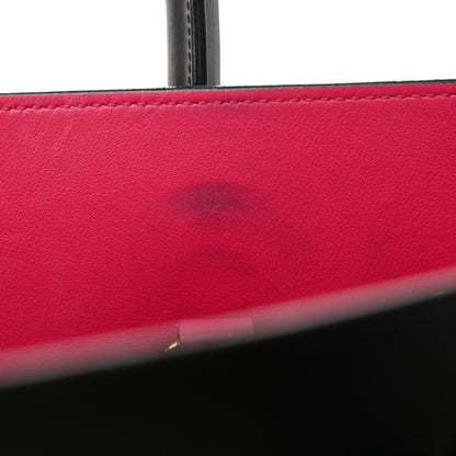 Saint Laurent Calfskin Small Sac De Jour Black Fuchsia 10 of 12