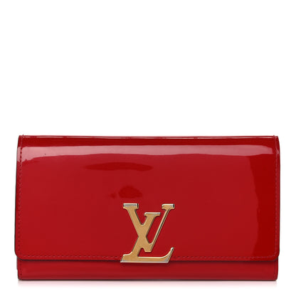 Louis Vuitton Patent Louise Clutch Cherry 1 of 15