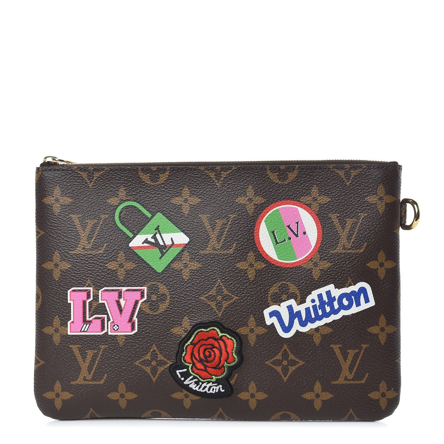 Louis Vuitton Monogram Travel Stickers City Pouch 1 of 6