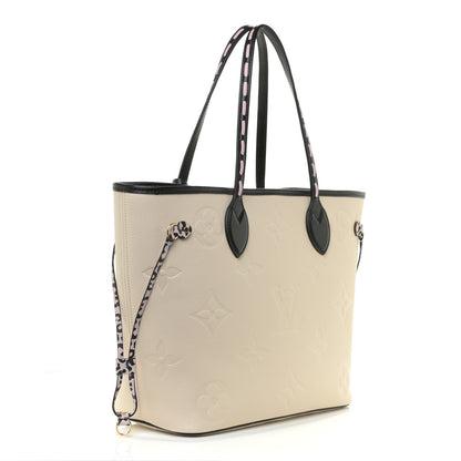 Louis Vuitton Empreinte Monogram Giant Wild At Heart Neverfull MM Creme 3 of 9