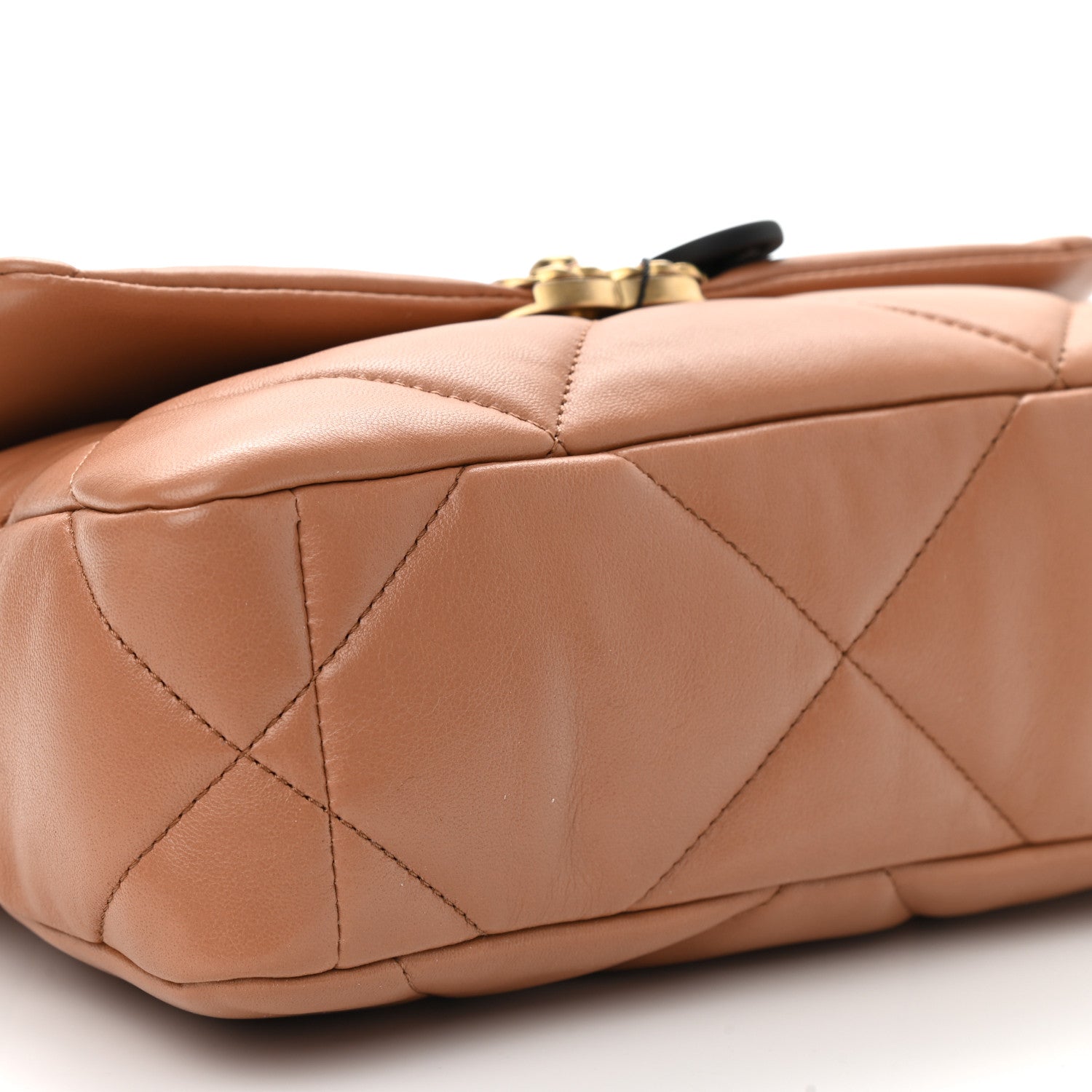 Chanel Lambskin Quilted Medium Chanel 19 Flap Brown 5 of 11