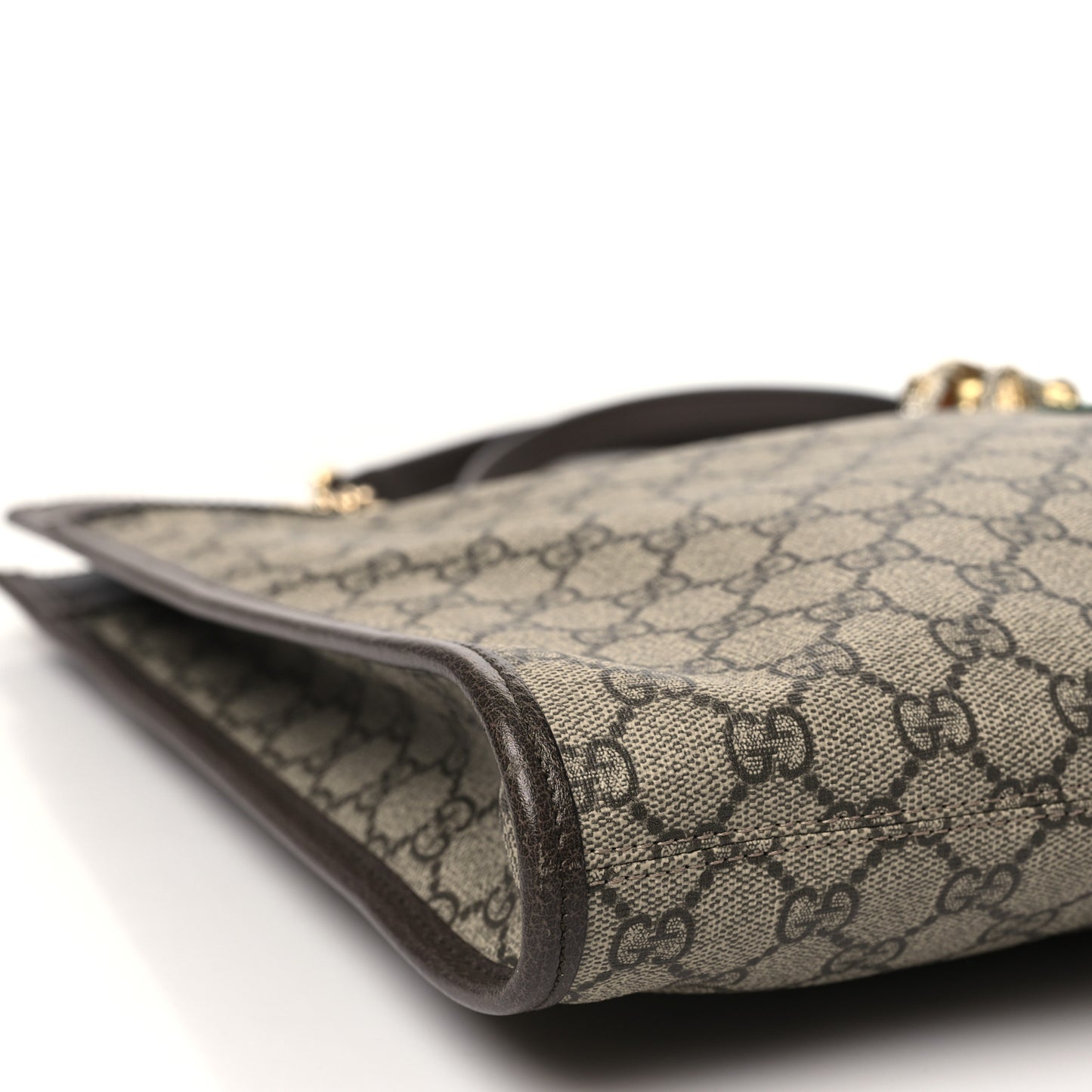 GG Supreme Monogram Large Rajah Chain Tote Beige New Acero