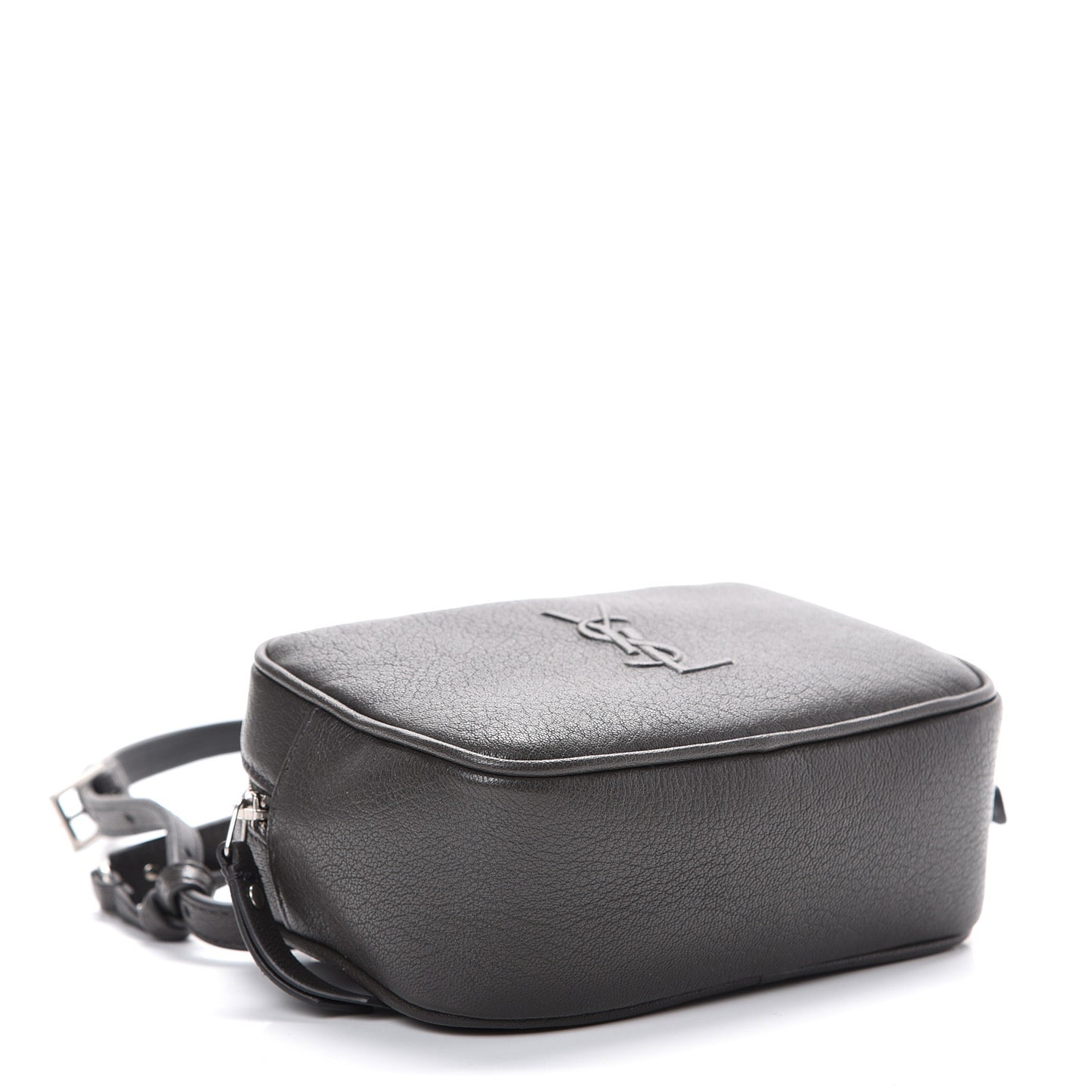 Lambskin Monogram Lou Belt Bag Asphalt