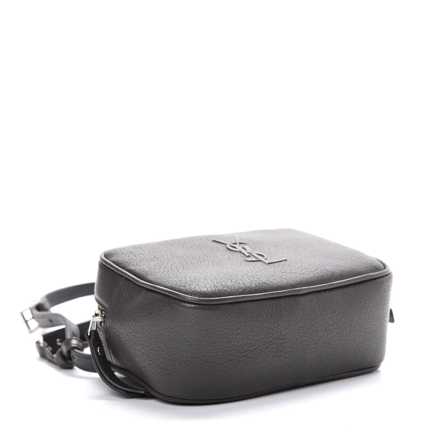 Saint Laurent Lambskin Monogram Lou Belt Bag Asphalt 3 of 9