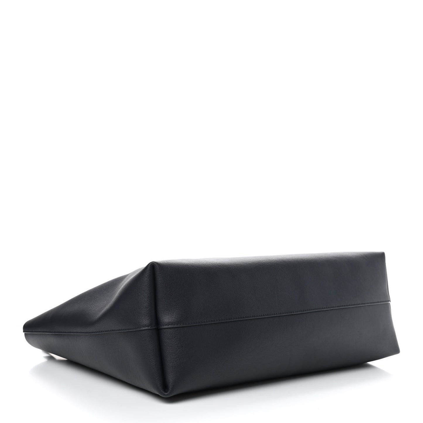 Calfskin Large Shopping Tote Deep Marine