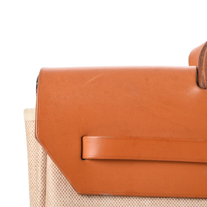 Hermes Toile Vache Calfskin Herbag 39 MM Natural 30 of 37