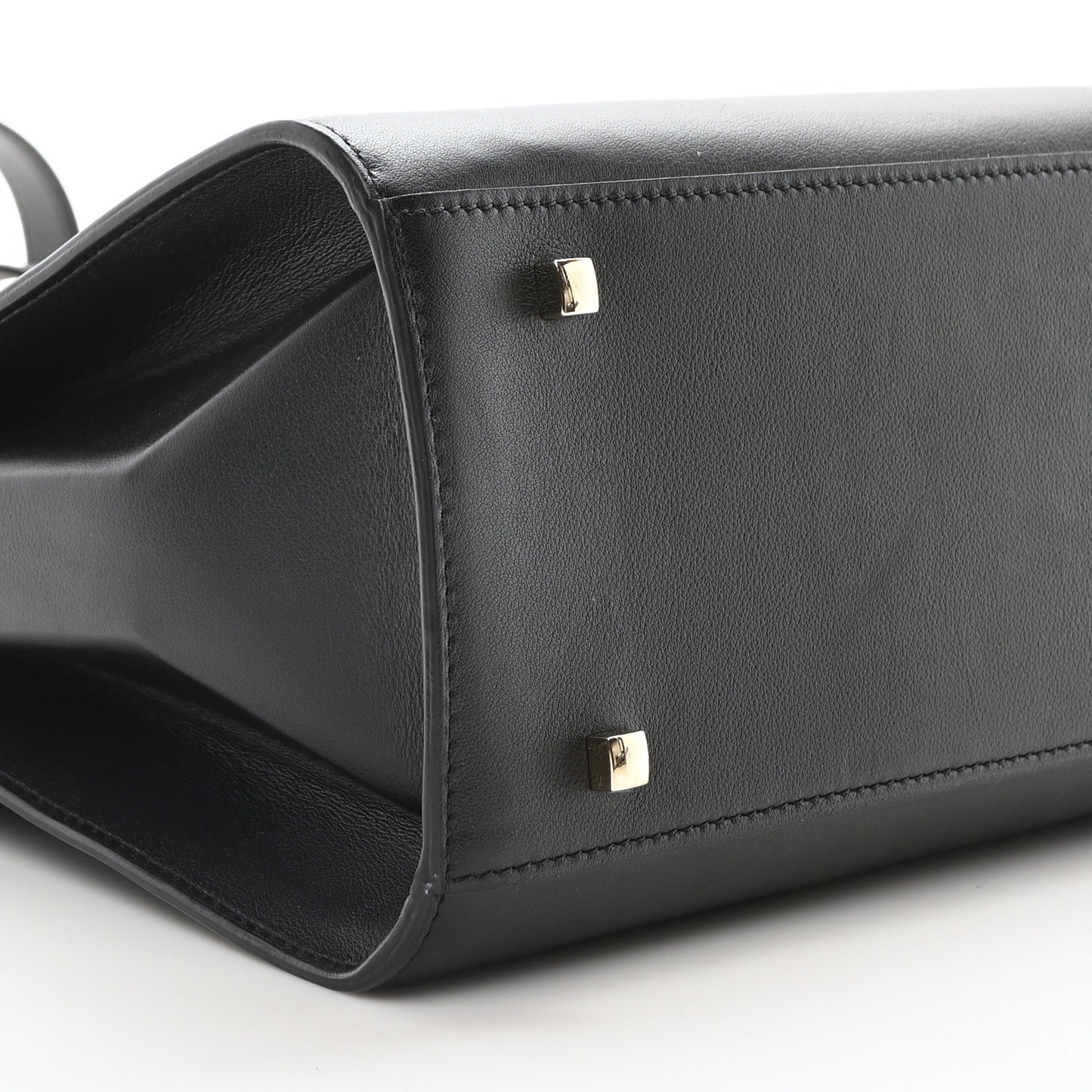 Smooth Calfskin GM Tempete Satchel Black