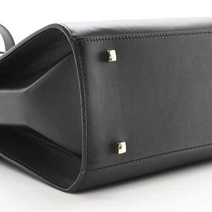 Delvaux Smooth Calfskin GM Tempete Satchel Black 10 of 11