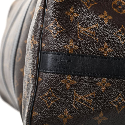 Louis Vuitton Monogram Macassar Keepall Bandouliere 45 7 of 9