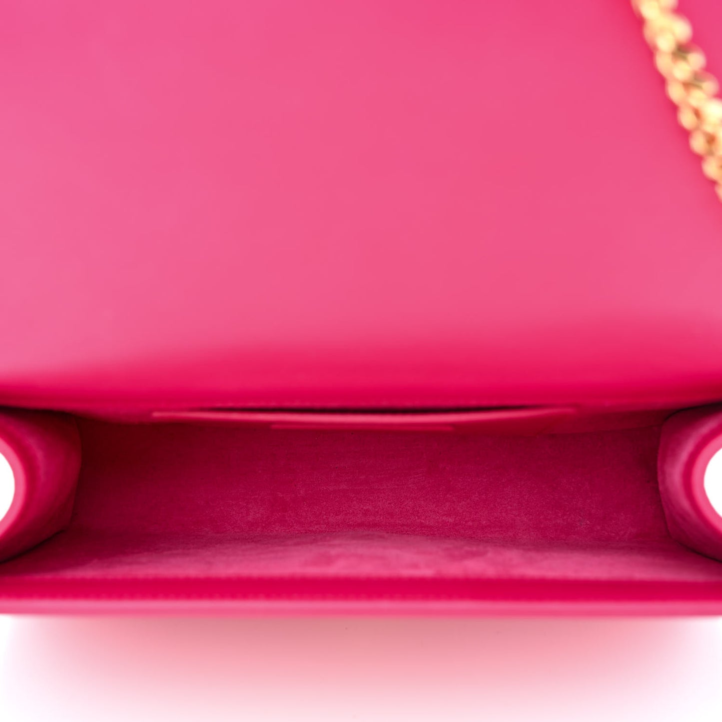 Smooth Calfskin Medium Classic Monogram Kate Tassel Satchel Fuchsia