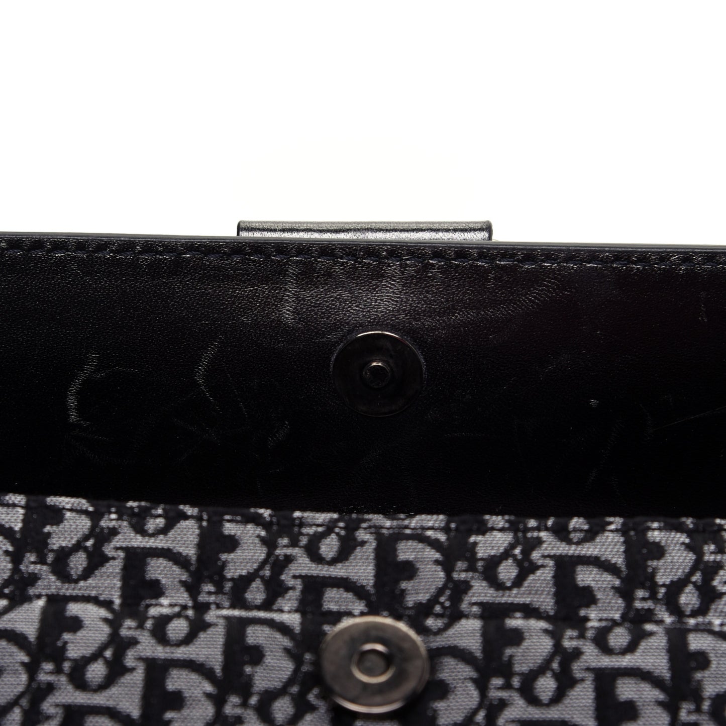 Metallic Monogram Street Chic Shoulder Bag Black