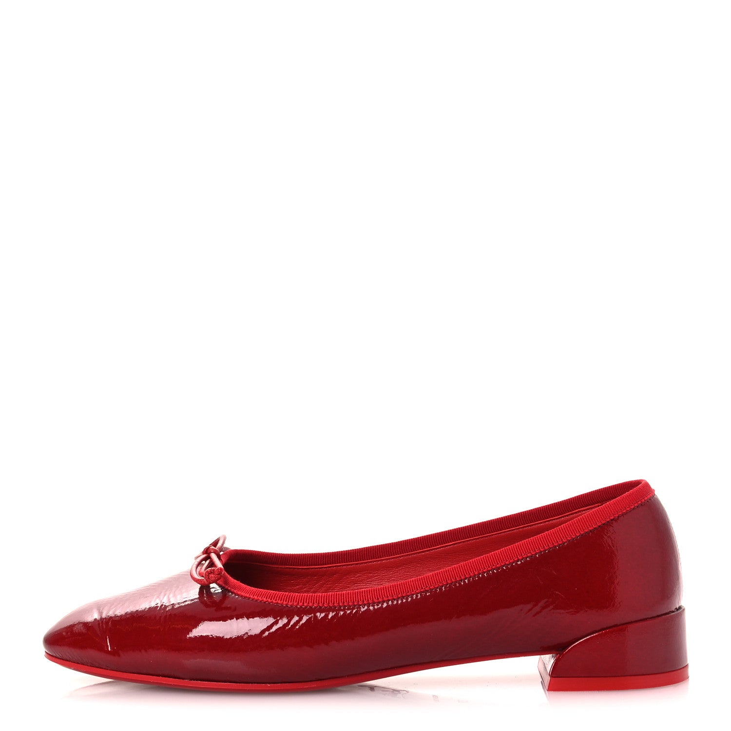 Christian Louboutin Patent Sweetie Jane Ballerina Flats 37 Loubi 1 of 9