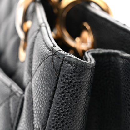 Chanel Caviar Quilted Grand Shopping Tote GST Black 11 of 12