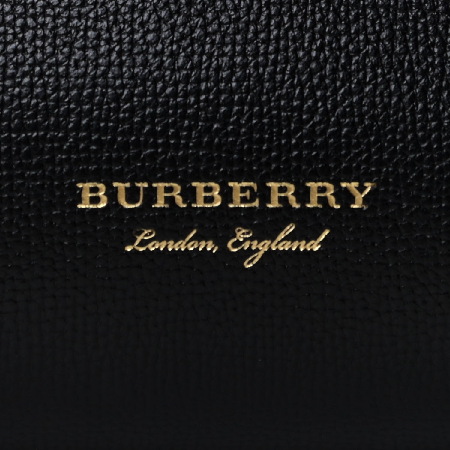 Burberry Derby Calfskin House Check Baby Banner Tote Black 6 of 11