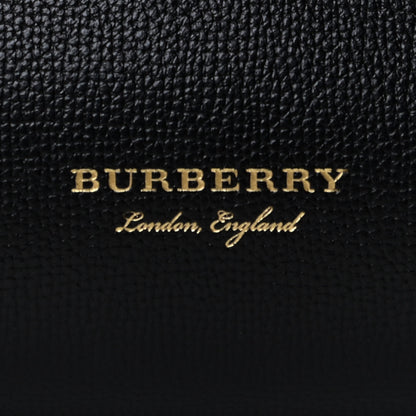 Burberry Derby Calfskin House Check Baby Banner Tote Black 6 of 11