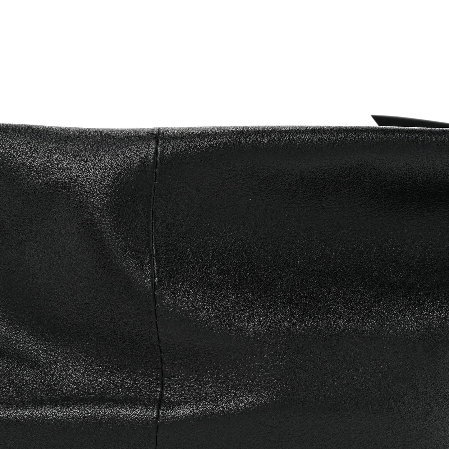 Calfskin Mini Double Knot Bag Black