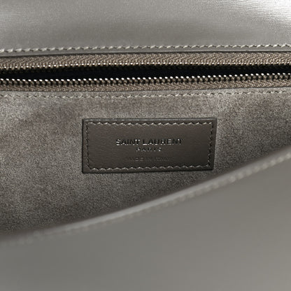 Saint Laurent Smooth Calfskin Carre Satchel Khaki 5 of 10