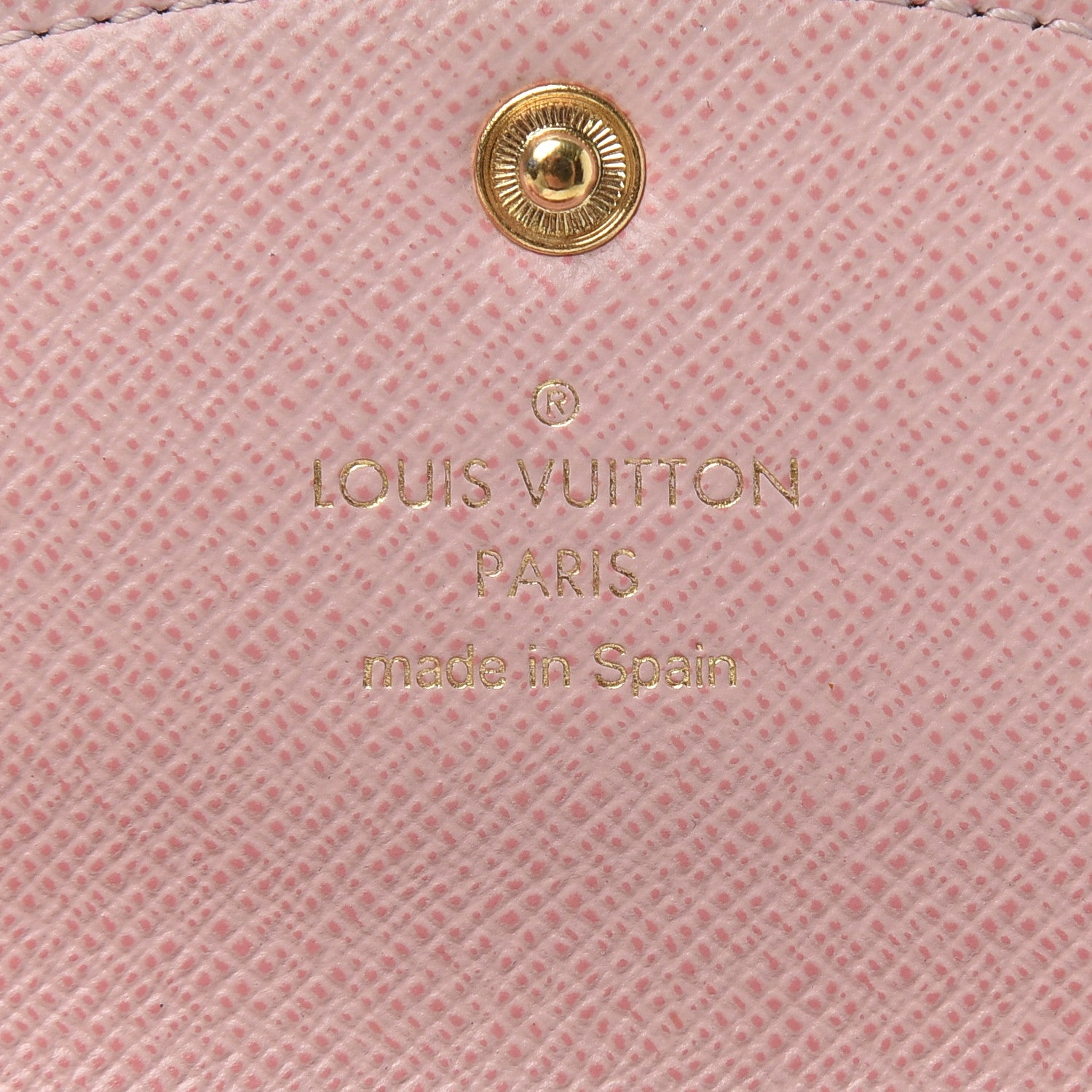 Louis Vuitton Damier Ebene Rosalie Coin Purse Rose Ballerine 6 of 8