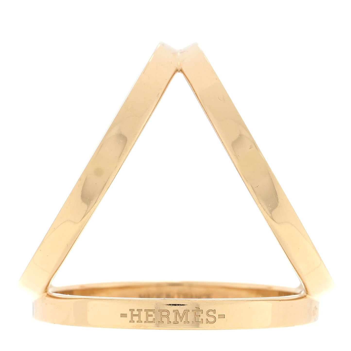 Permabrass Gold Plated Trio Scarf Ring