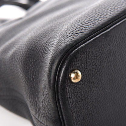 Hermes Taurillon Clemence Bolide 35 Black 20 of 29