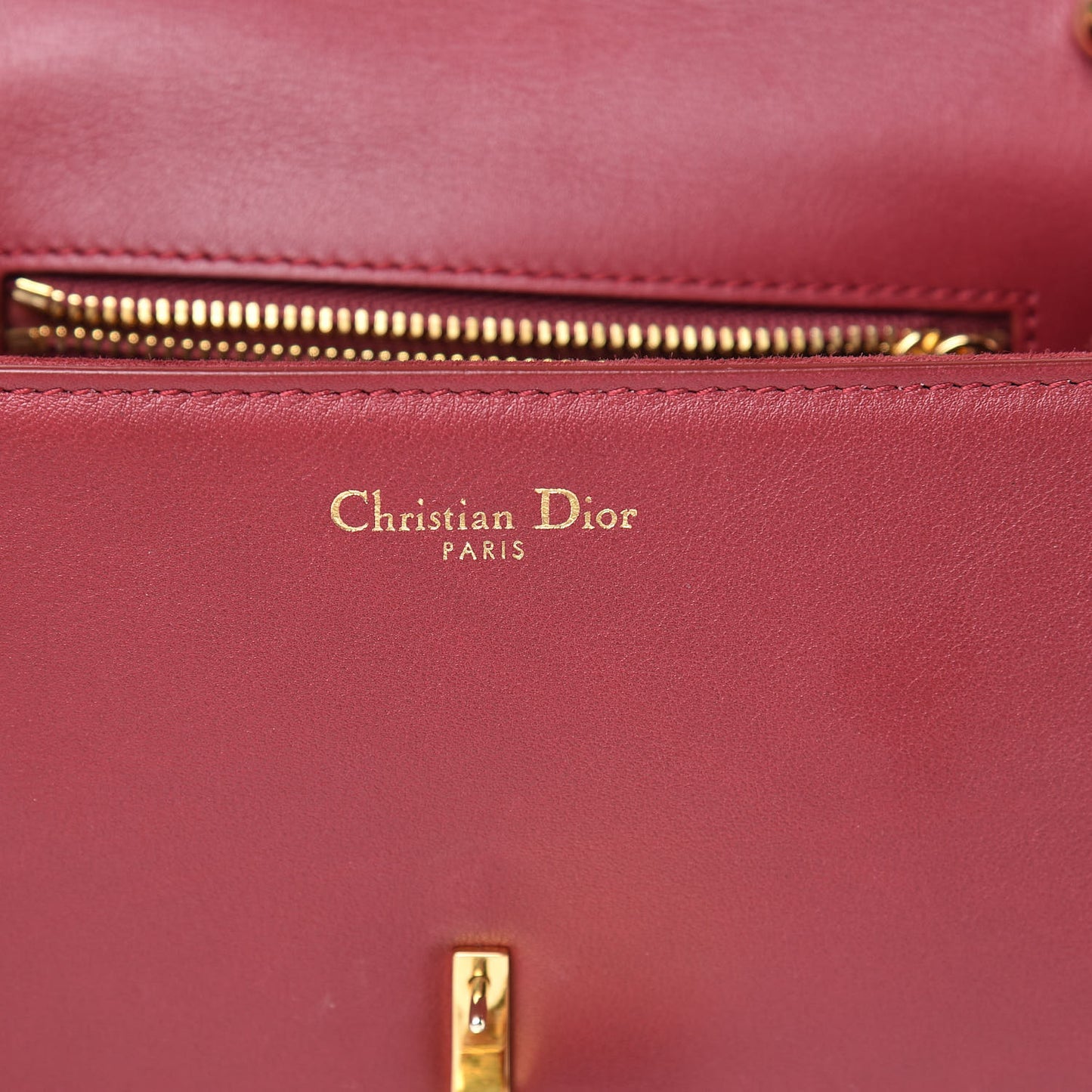 Smooth Calfskin Mini C'est Flap Bag Red