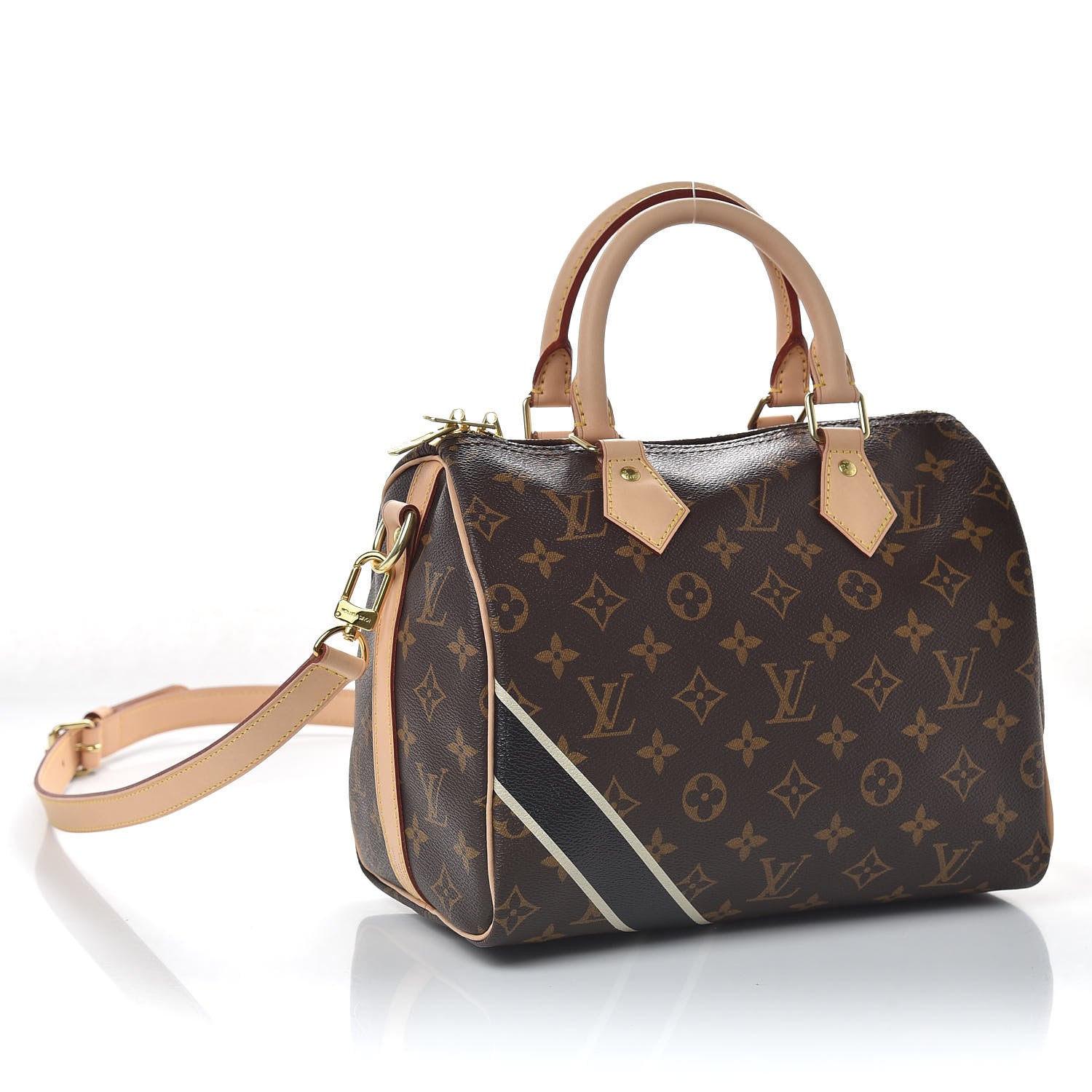 Louis Vuitton Monogram My LV Heritage Speedy Bandouliere 25 Black Ivory 3 of 10