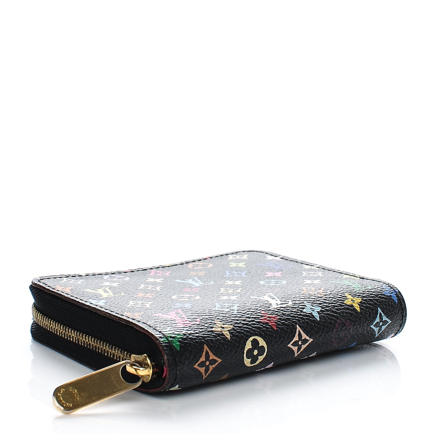 Louis Vuitton Monogram Multicolor Zippy Coin Purse Black Grenade 4 of 6