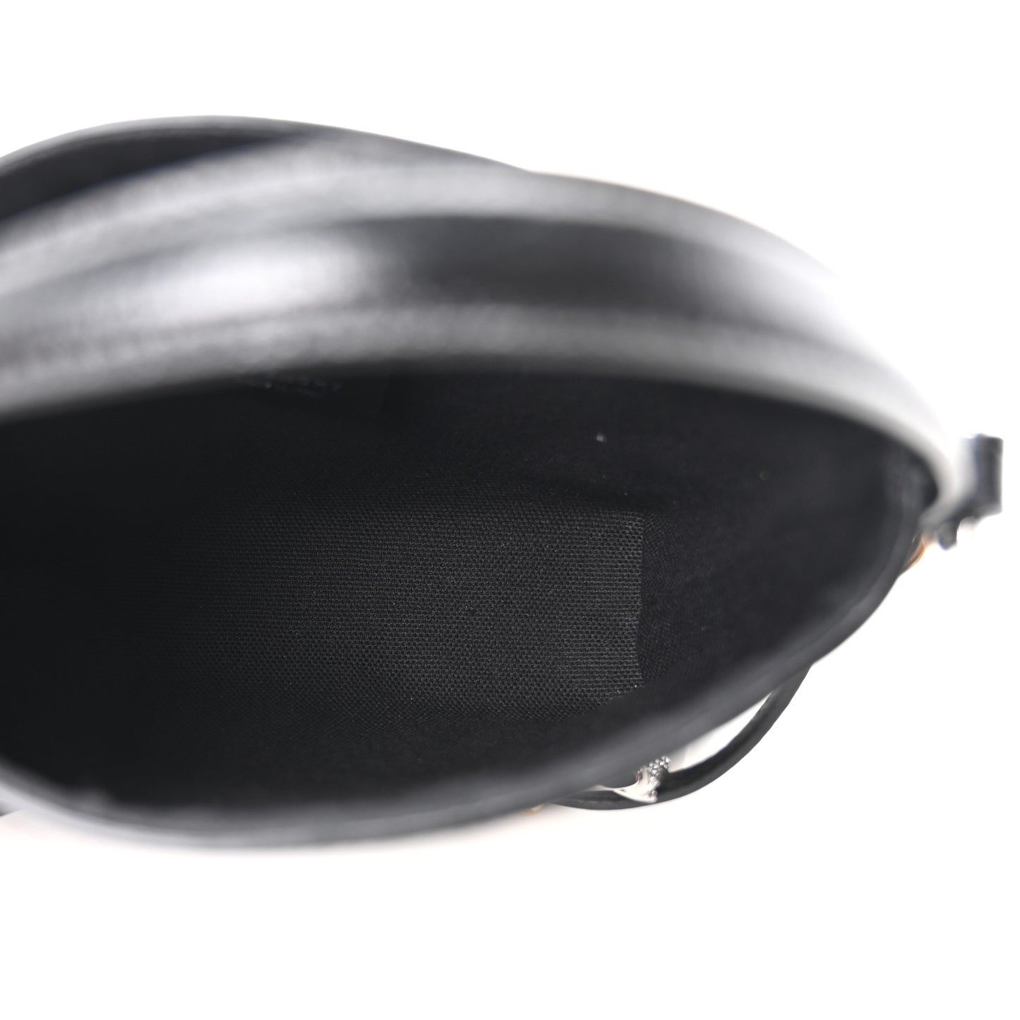 Tumbled Calfskin Nano Voyou Bag Black