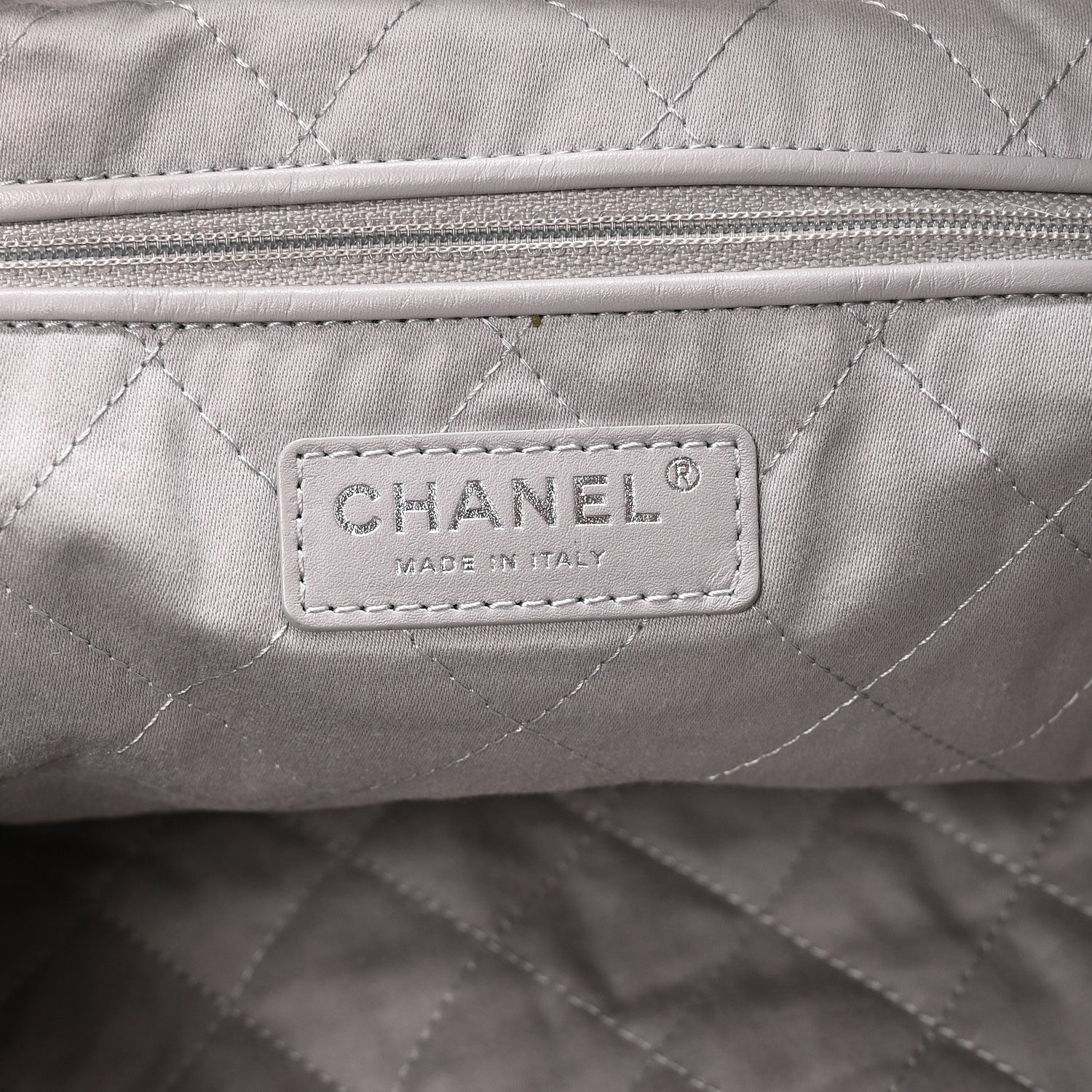 Chanel Shiny Calfskin Quilted Chanel 22 Grey 7 of 11