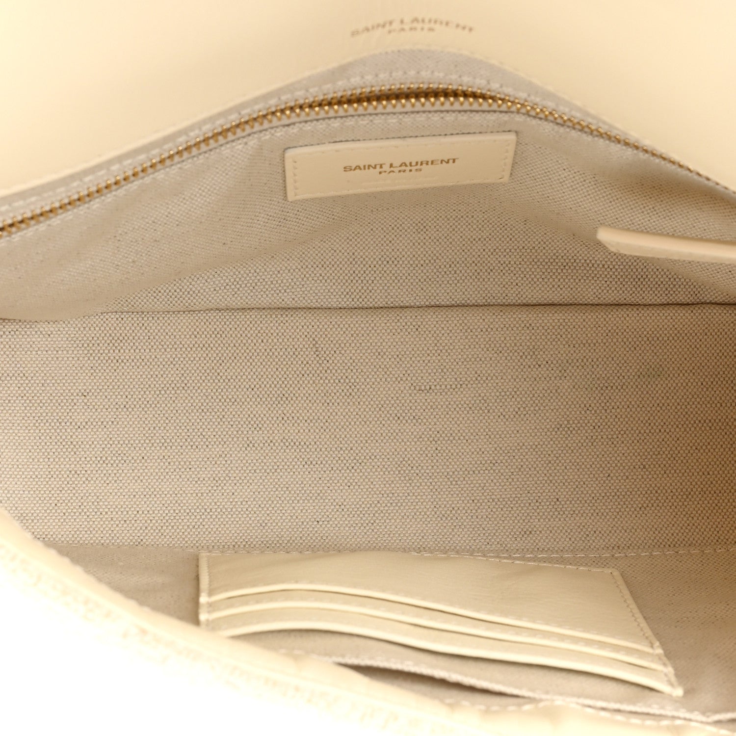 Saint Laurent Terry Patchwork Monogram Medium Jamie Tropical Sand 5 of 9