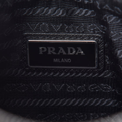 Prada Re-Nylon Saffiano Pocket Zippered Shoulder Bag Black 5 of 11