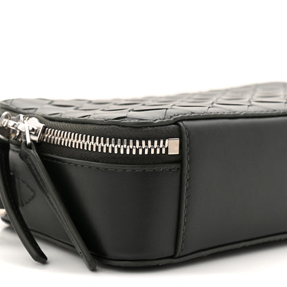 Bottega Veneta Nappa Intrecciato Mens Getaway Phone Pouch Dark Green 8 of 9