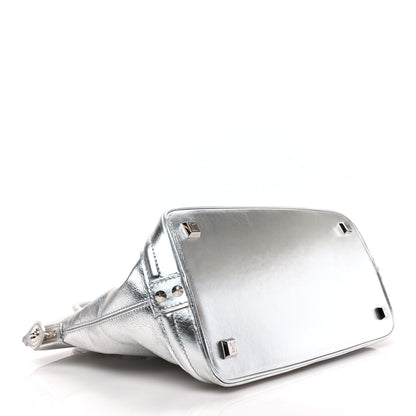Louis Vuitton Suhali Lockit MM Silver 4 of 8