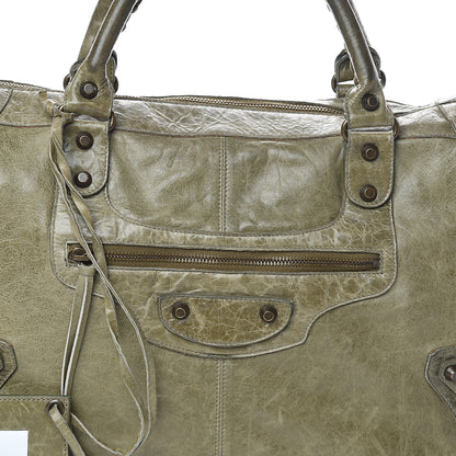 Balenciaga Agneau Classic Hardware Work Vert Militaire 6 of 8