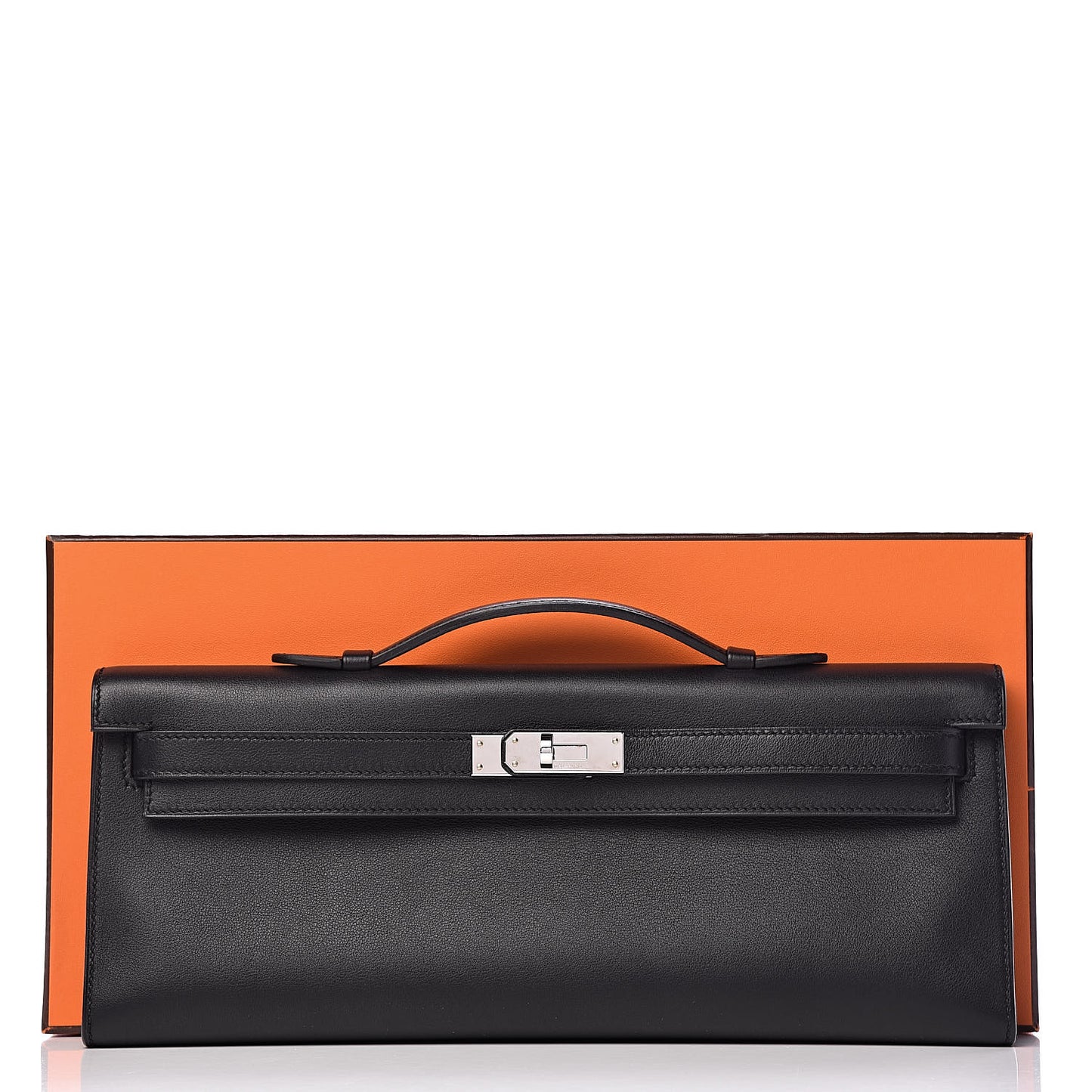 Swift Kelly Cut Clutch Pochette Black