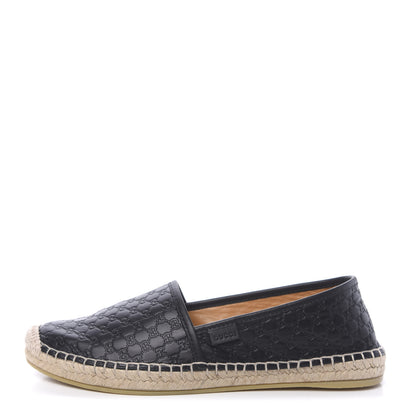 Gucci Microguccissima Signature Espadrilles 38.5 Black 1 of 9