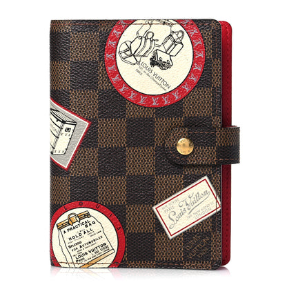 Louis Vuitton Damier Ebene Patch Small Ring Agenda Cover 1 of 10