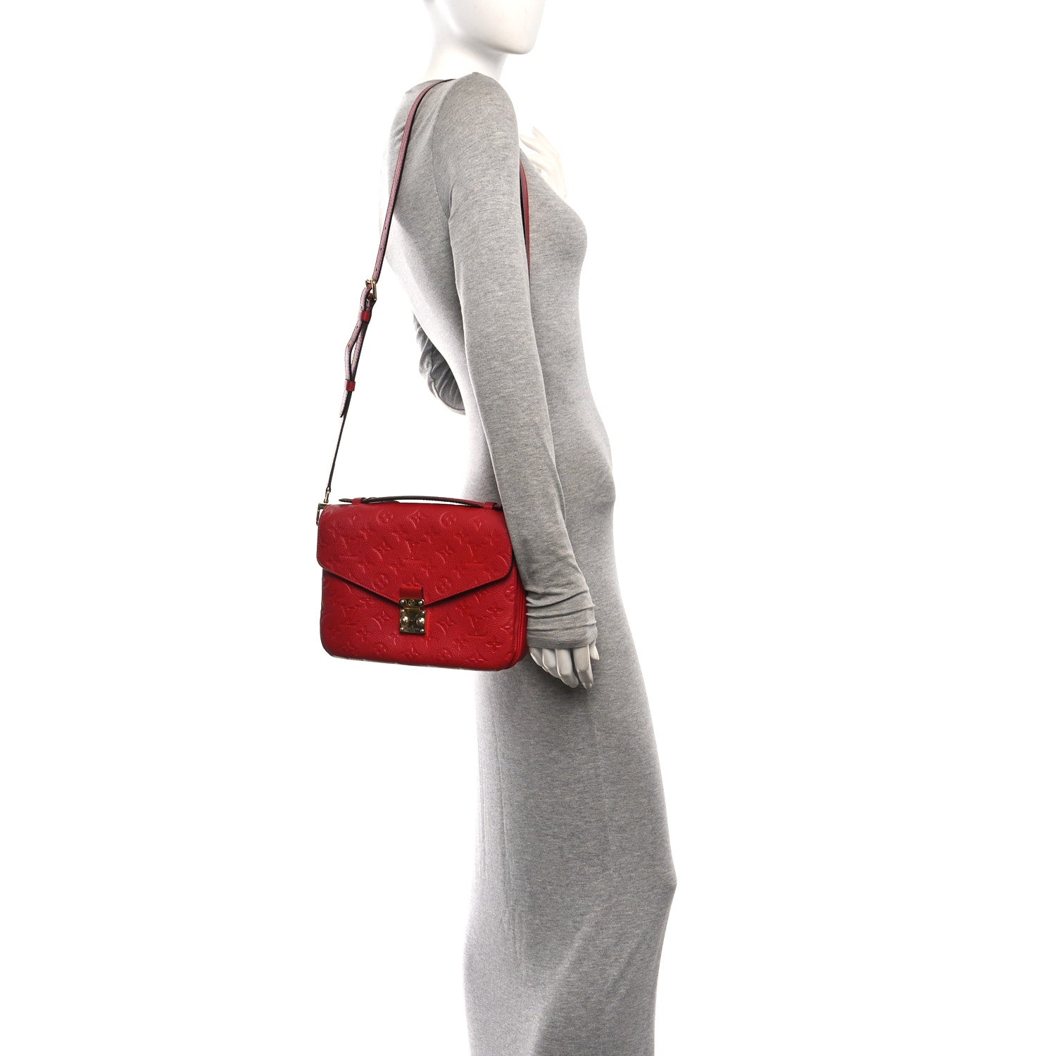 Louis Vuitton Empreinte Pochette Metis Cherry 2 of 10
