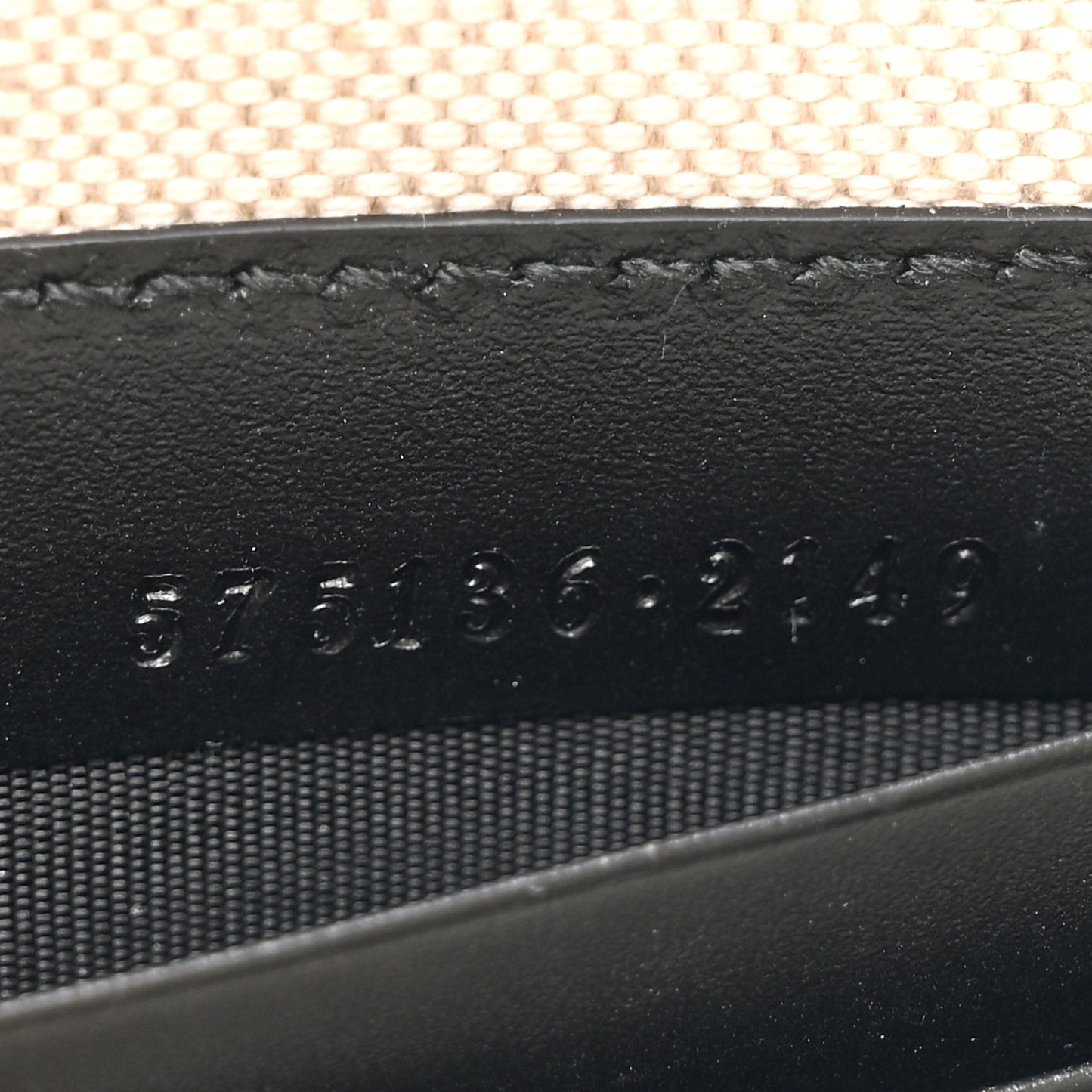 GG Supreme Monogram Tigers Zip Wristlet Pouch Black