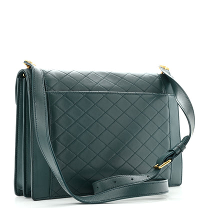 Saint Laurent Lambskin Quilted Mini Gaby Satchel Sea Turquoise 3 of 16