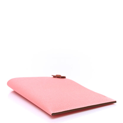 Hermes Epsom Tarmac Dot PM Passport Holder Rose Azalee 4 of 8