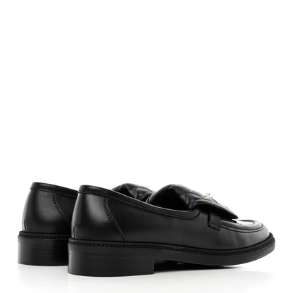 Chanel Lambskin Quilted CC Turnlock Loafers 41 Black 4 of 14