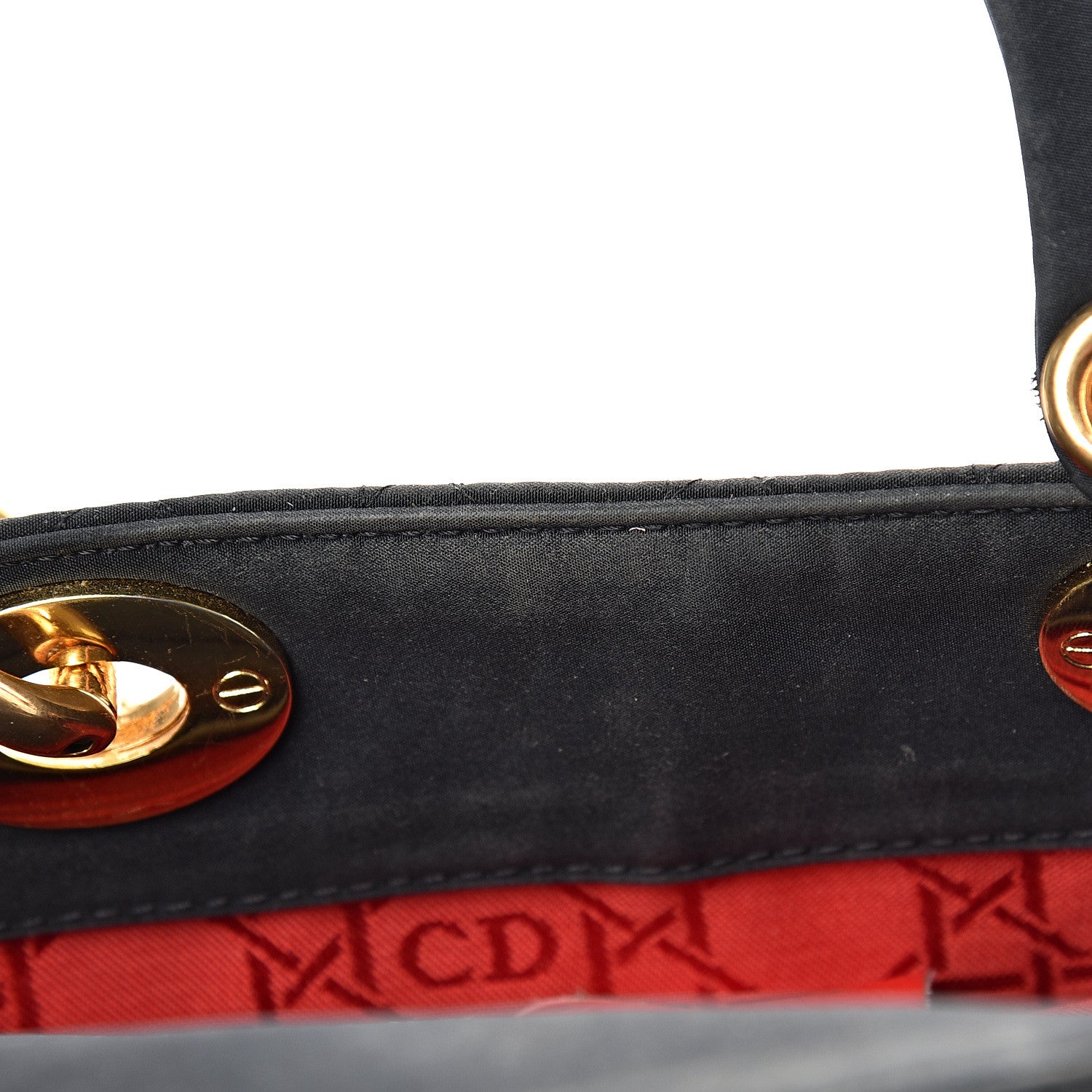 Christian Dior Nylon Cannage Mini Lady Dior Black 11 of 15
