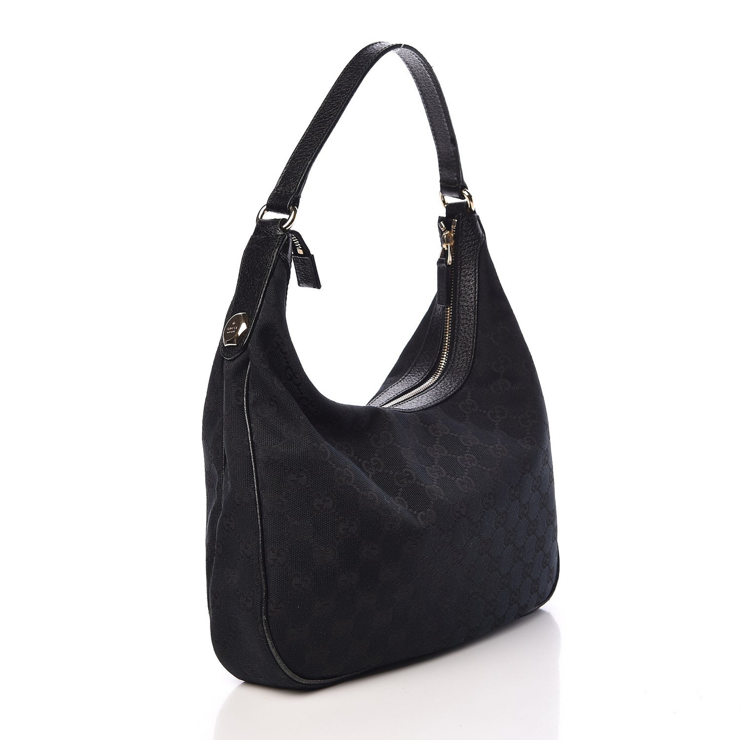 Monogram Small Charmy Hobo Black