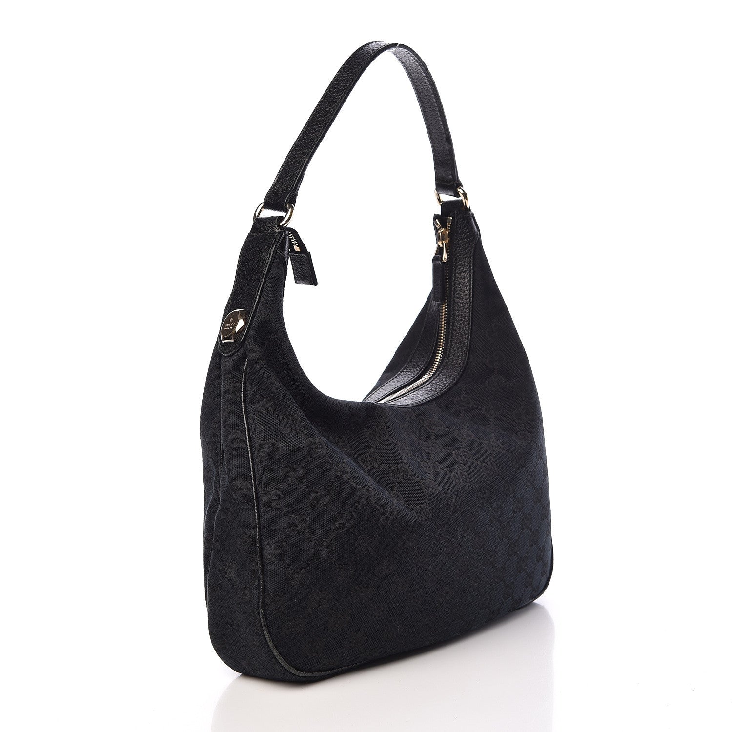 Gucci Monogram Small Charmy Hobo Black 3 of 13