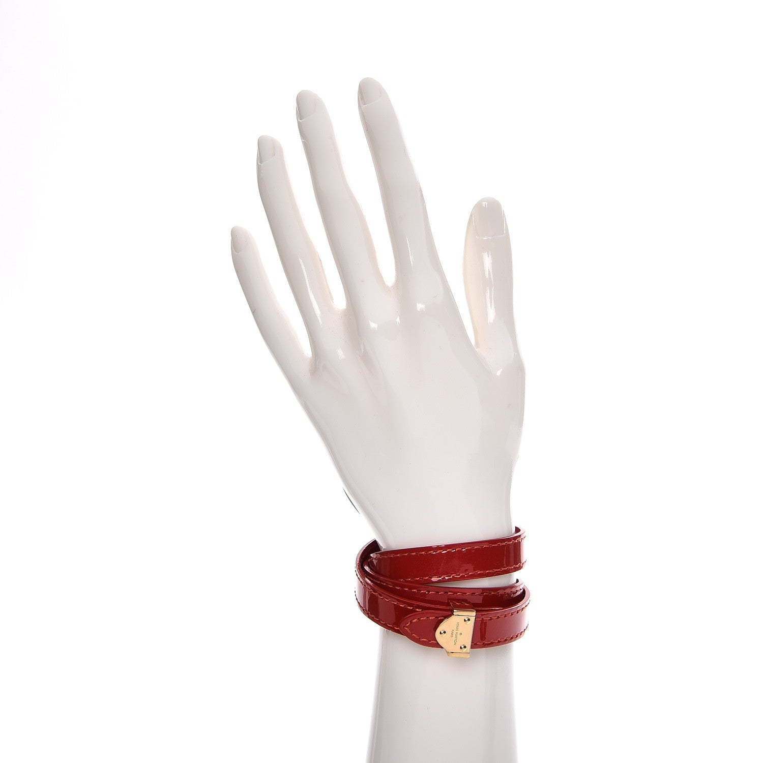 Louis Vuitton Patent Box It Bracelet 17 Red 2 of 7