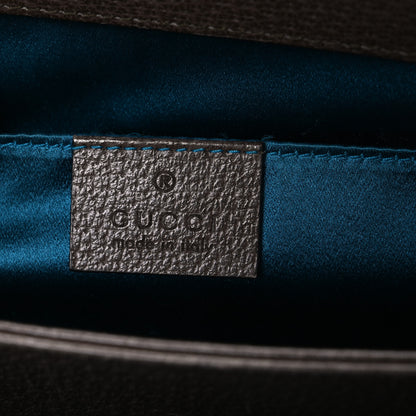 Gucci GG Supreme Monogram Web Small Ophidia Chain Shoulder Bag Brown 6 of 10