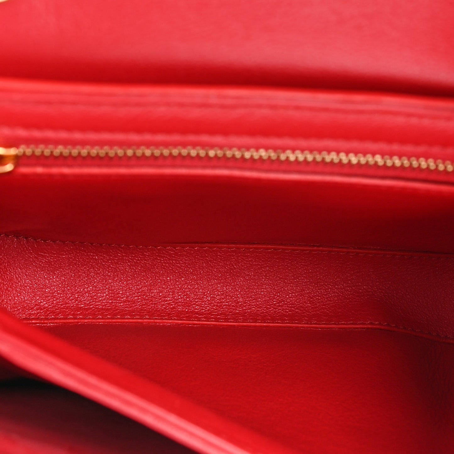 Shiny Calfskin Small C Bag Red