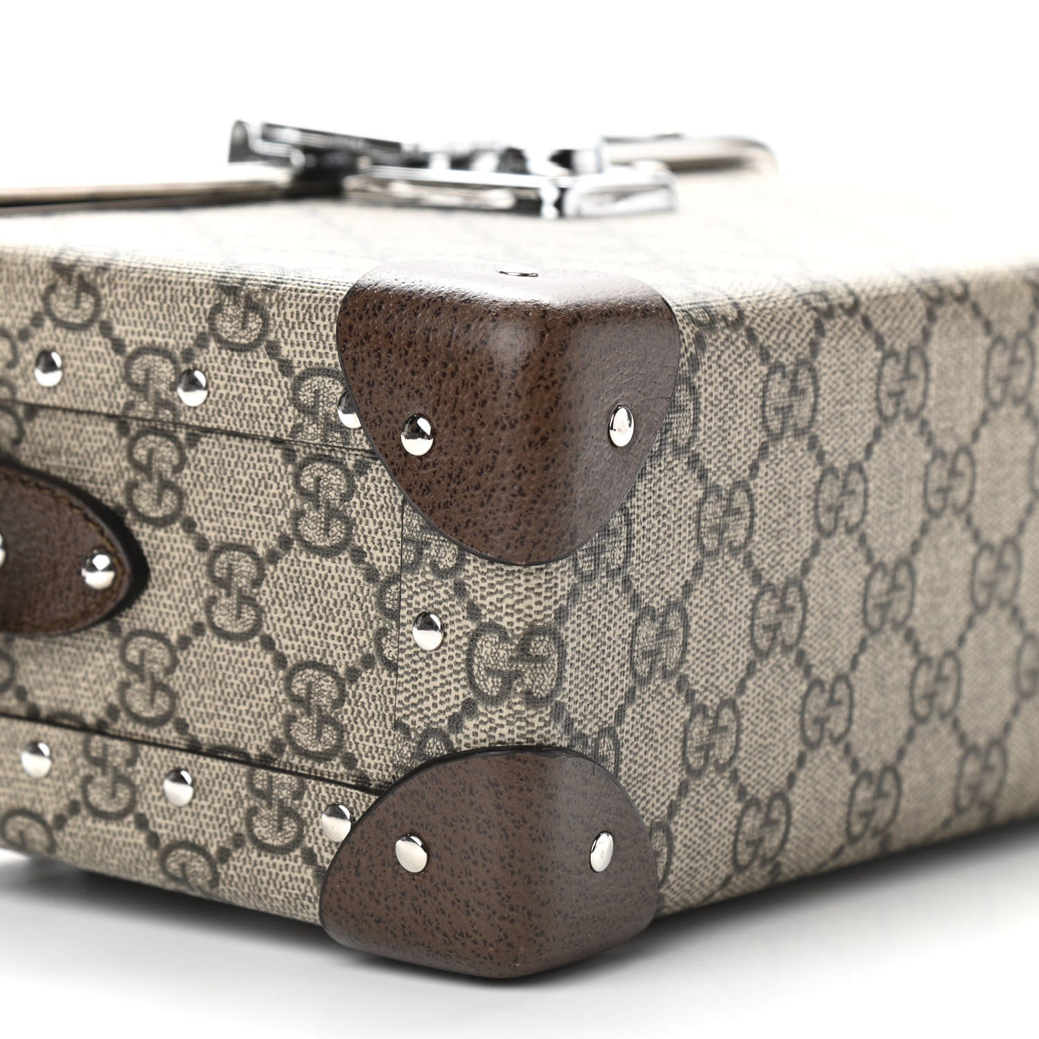 Gucci GG Supreme Monogram Globe-Trotter Beauty Case Brown 17 of 19